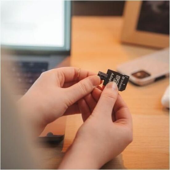 Verbatim 64GB Pro 600X microSDXC Memory Card with Adapter, UHS-I U3 Class 10