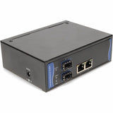 AddOn 10/100/1000Base-TX(RJ-45) x2 to 2 Open SFP Gigabit Ethernet Switch