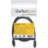 StarTech.com 1m (3.3ft) Thunderbolt 3 Cable, 20Gbps, 100W PD, 4K Video, Thunderbolt-Certified, Compatible w/ TB4/USB 3.2/DisplayPort