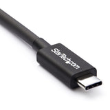 StarTech.com 50cm (1.6ft) Thunderbolt 3 Cable, 40Gbps, 100W PD, 4K/5K Video, Thunderbolt-Certified, Compatible w/ TB4/USB 3.2/DisplayPort