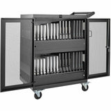 Eaton Tripp Lite Series Multi-Device Charging Cart, 32 AC Outlets, Chromebooks and Laptops, Wall-Mount Option, Black