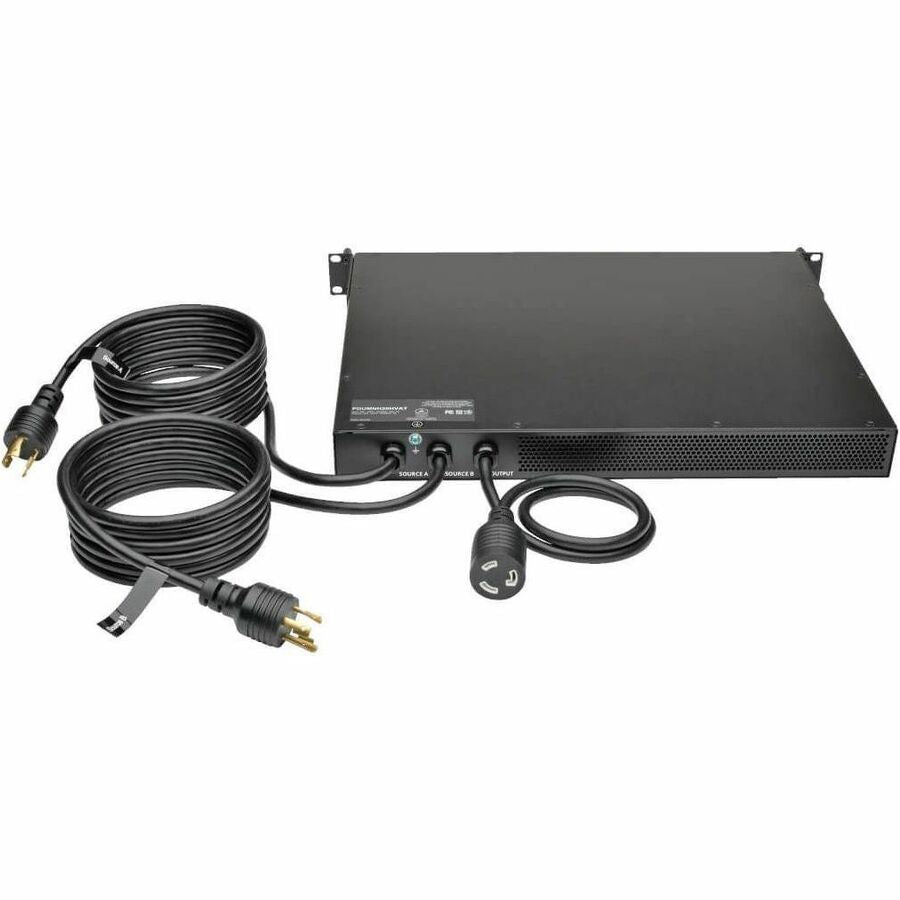 Eaton Tripp Lite Series 3.8kW Single-Phase Monitored Automatic Transfer Switch PDU, 2 200-240V 16A L6-20P Inputs, 1 L6-20R Outlet, 1U