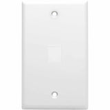 Eaton Tripp Lite Series Snap-In Blank Keystone Jack Insert, White, 10 Pack, TAA