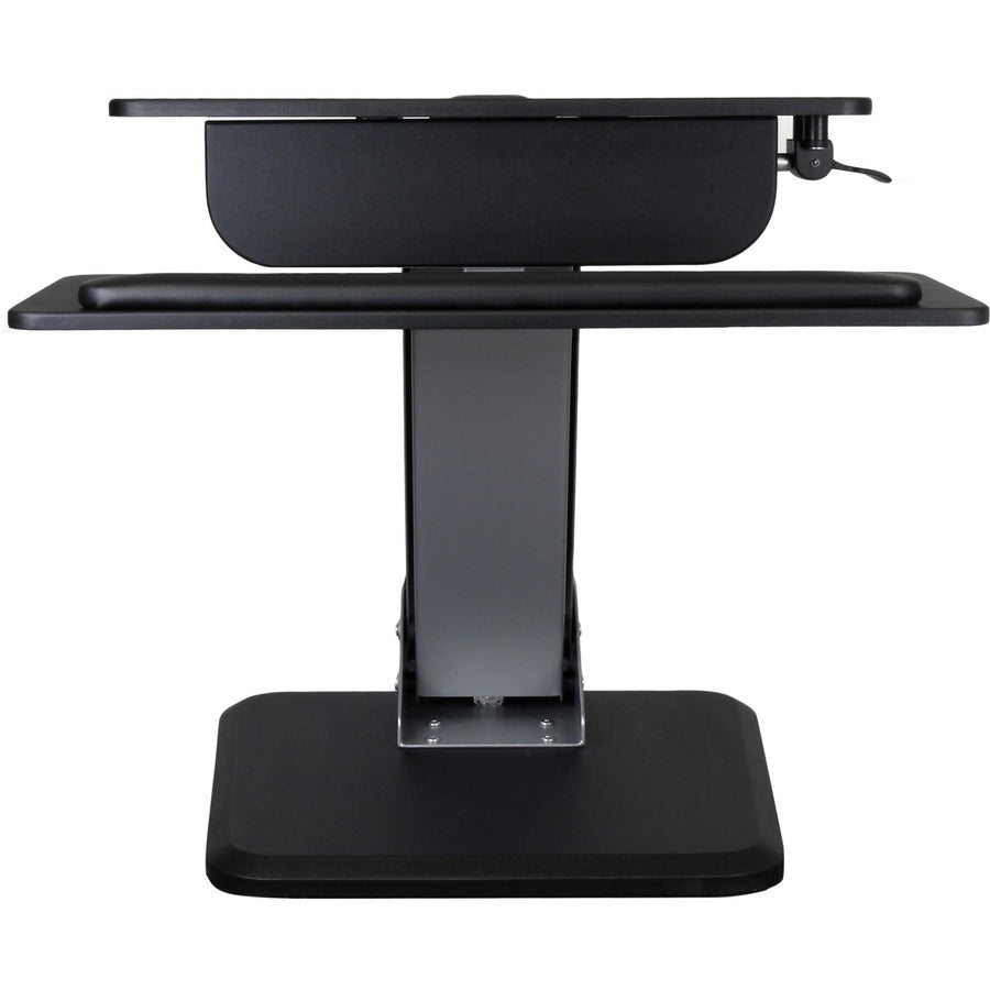 StarTech.com Height Adjustable Standing Desk Converter - Sit Stand Desk with One-finger Adjustment - Ergonomic Desk