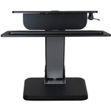 StarTech.com Height Adjustable Standing Desk Converter - Sit Stand Desk with One-finger Adjustment - Ergonomic Desk