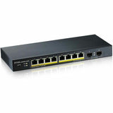 ZYXEL GS1900-10HP 8-Port Gigabit Smart Managed PoE Switch | 8 PoE+ Ports at 77W with 2 SFP Uplinks | Fanless