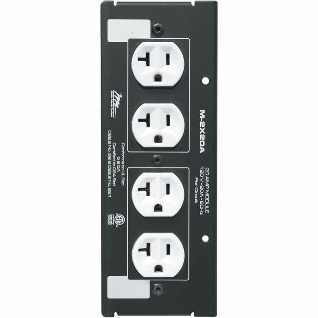 Middle Atlantic MPR Series 20 Amp Module - Double Duplex