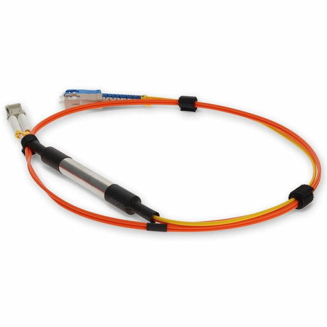 AddOn 3m LC (Male) to SC (Male) Orange OM1 & OS1 Duplex Fiber Mode Conditioning Cable