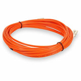 AddOn 3m LC (Male) to LC (Male) Orange OM2 Duplex Fiber OFNR (Riser-Rated) Patch Cable