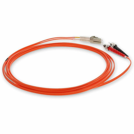 AddOn 3m LC (Male) to ST (Male) Orange OM2 Duplex Fiber OFNR (Riser-Rated) Patch Cable