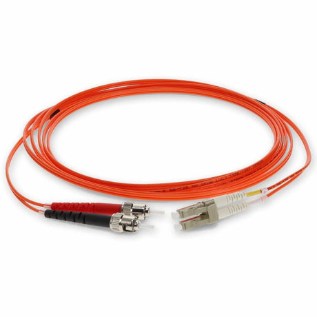 AddOn 3m LC (Male) to ST (Male) Orange OM2 Duplex Fiber OFNR (Riser-Rated) Patch Cable