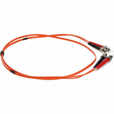 AddOn 3m ST (Male) to ST (Male) Orange OM2 Duplex Fiber OFNR (Riser-Rated) Patch Cable