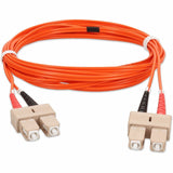 AddOn 3m SC (Male) to SC (Male) Orange OM2 Duplex Fiber OFNR (Riser-Rated) Patch Cable