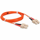 AddOn 3m SC (Male) to SC (Male) Orange OM2 Duplex Fiber OFNR (Riser-Rated) Patch Cable