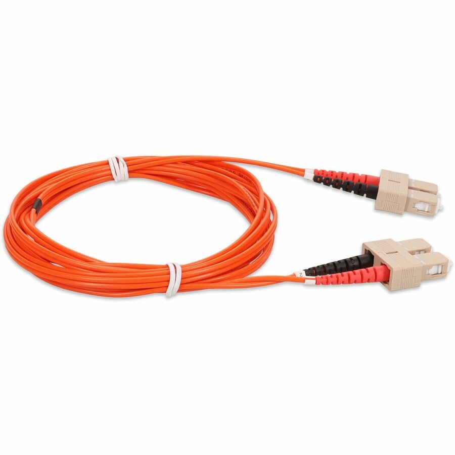 AddOn 3m SC (Male) to SC (Male) Orange OM2 Duplex Fiber OFNR (Riser-Rated) Patch Cable