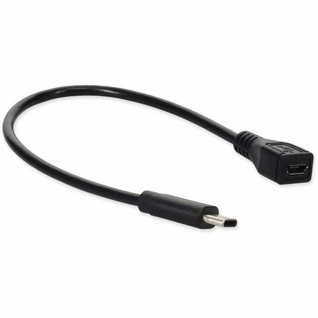 AddOn USB 3.1 (C) Male to Micro-USB 2.0 (B) Female Black Adapter