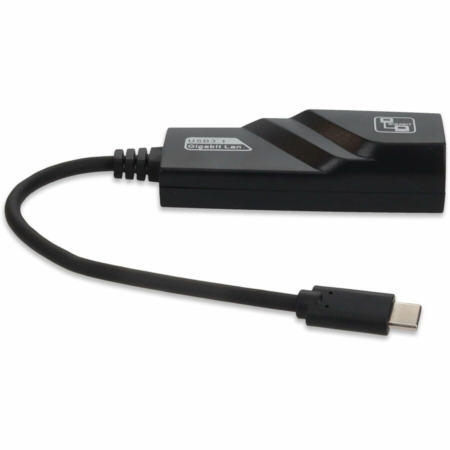 AddOn USB 3.1 (C) Male to RJ-45 Female Black Adapter