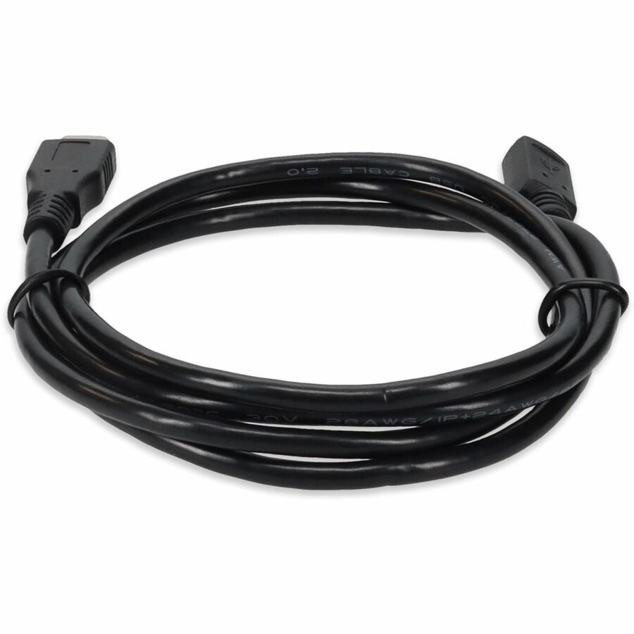 5-Pack of 3ft (1m) USB-C 3.1 Male to Micro USB-B 2.0 Male Black Adapter Cable