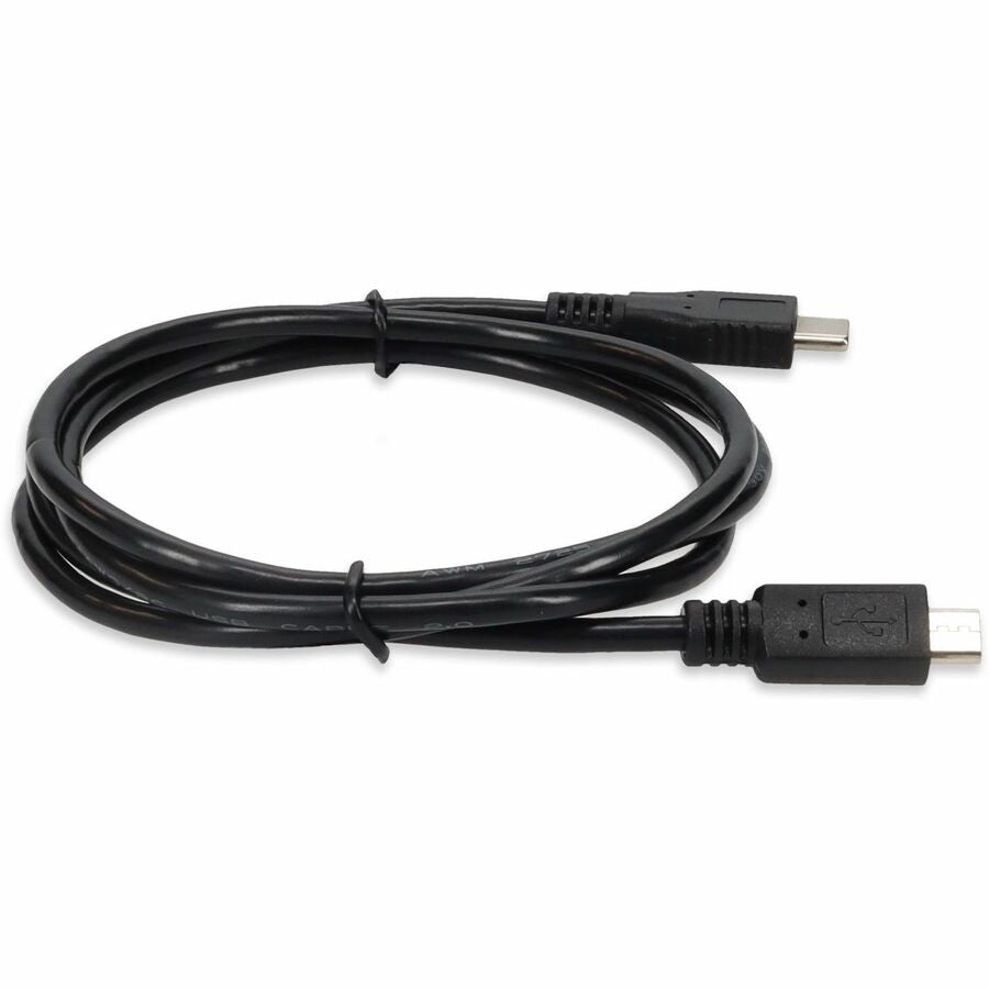 5-Pack of 3ft (1m) USB-C 3.1 Male to Micro USB-B 2.0 Male Black Adapter Cable