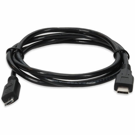 5-Pack of 3ft (1m) USB-C 3.1 Male to Micro USB-B 2.0 Male Black Adapter Cable