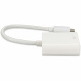 AddOn 5-Pack of USB 3.1 (C) Male to DVI-I (29 pin) Female White Adapters