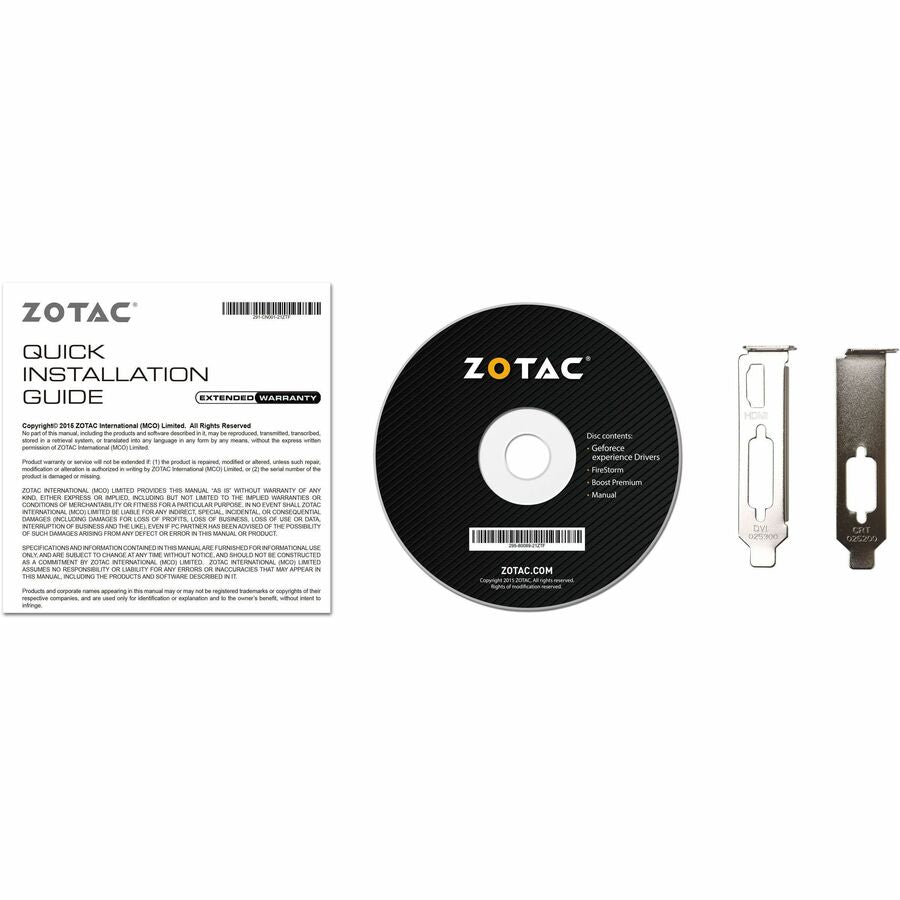 Zotac NVIDIA GeForce GT 710 Graphic Card - 2 GB DDR3 SDRAM - Low-profile