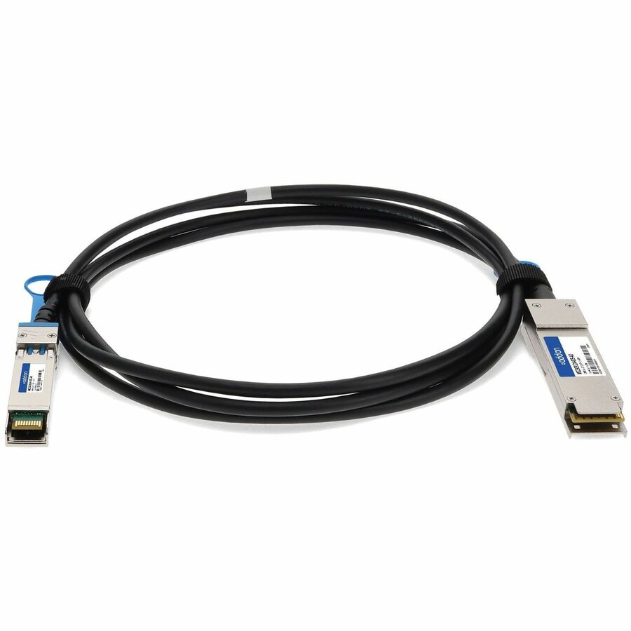 AddOn Mellanox MC2309124-005 Compatible TAA Compliant 10GBase-CU QSFP+ to SFP+ Direct Attach Cable (Passive Twinax, 5m)
