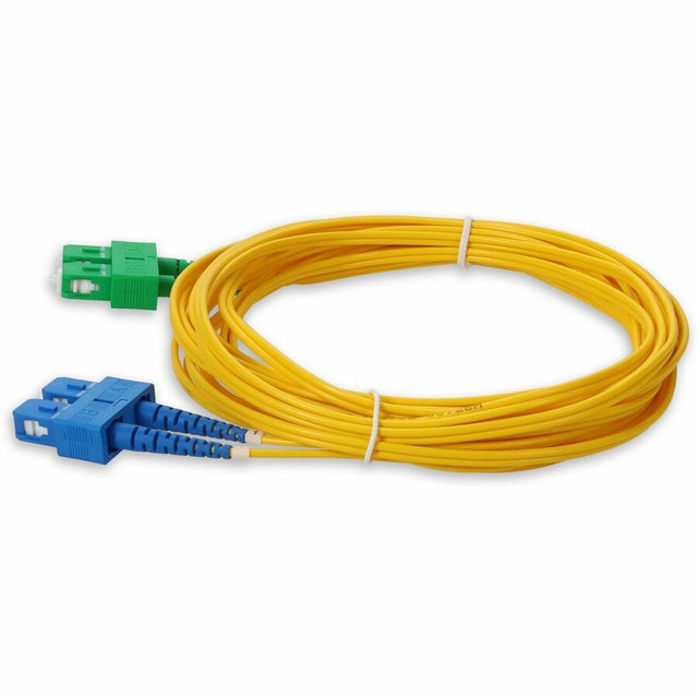 AddOn 5m ASC (Male) to SC (Male) Yellow OS2 Duplex Fiber OFNR (Riser-Rated) Patch Cable