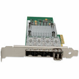AddOn Intel I350F4 Comparable 1Gbs Quad SFP Port Network Interface Card with 4 1000Base-SX SFP Transceivers