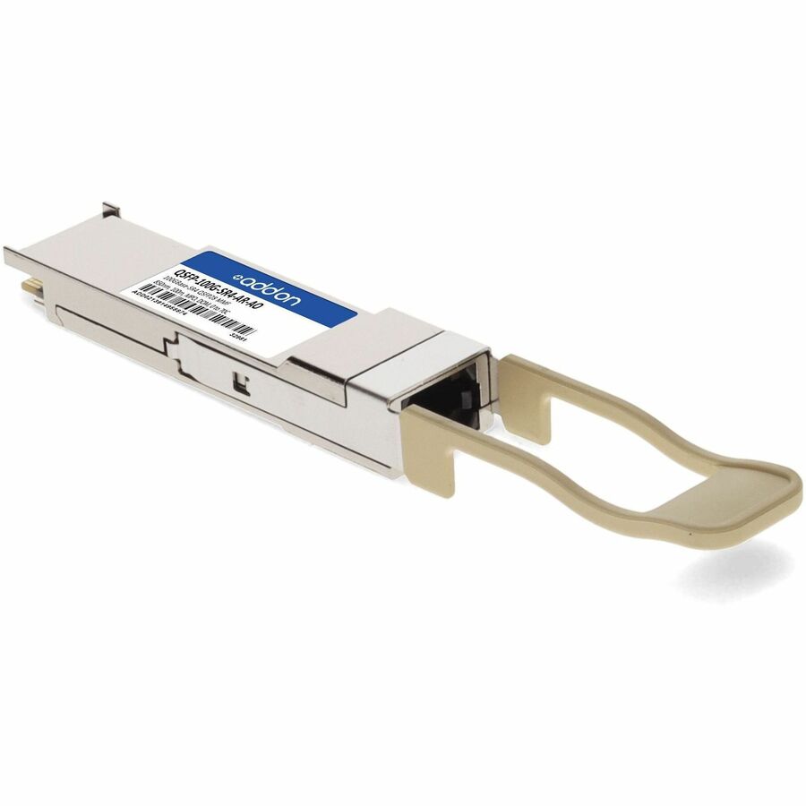 AddOn Arista Networks QSFP-100G-SR4 Compatible TAA Compliant 100GBase-SR4 QSFP28 Transceiver (MMF, 850nm, 100m, MPO, DOM)
