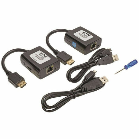 Eaton Tripp Lite Series HDMI over Cat5/6 Extender Kit, Transmitter/Receiver for Video/Audio, USB Powered, Up to 125 ft. (38 m), TAA