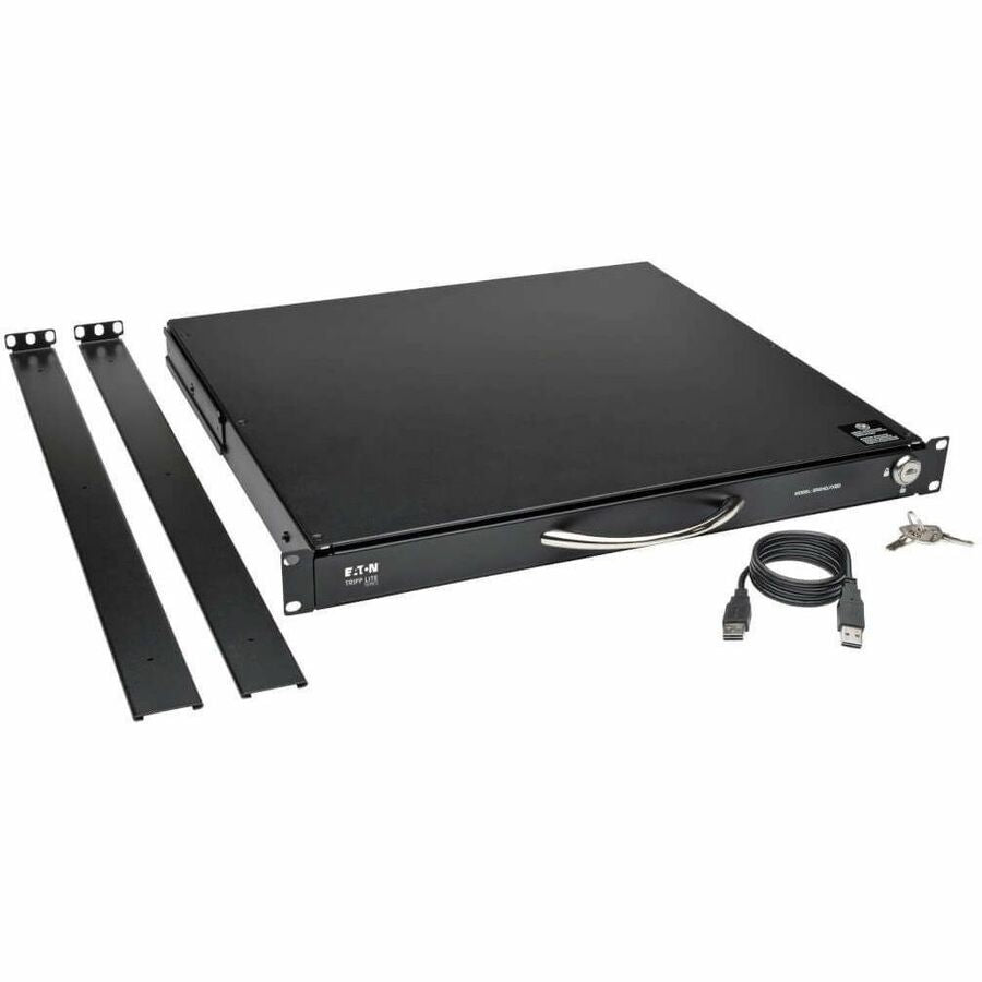 Eaton Tripp Lite Series SmartRack 1U Rack-Mount Keyboard with KVM Cable Kit