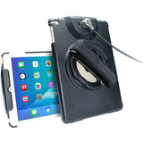 CTA Digital Anti-Theft Case with Built-In Grip Stand for iPad Air and iPad Pro 9.7