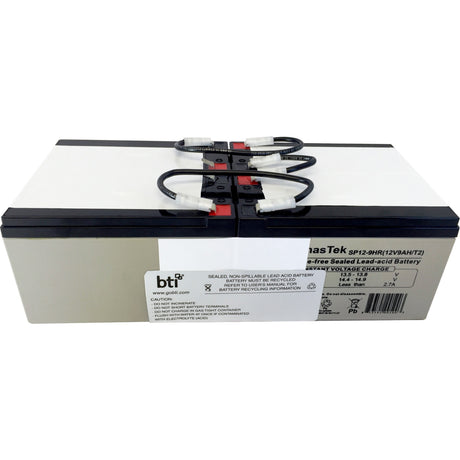 BTI RBC94-3U-BTI SEALED LEAD ACID BATTERY FOR EATON TRIPP LITE SMART5000TEL3U, SMART5000XFMRXL, SMX5000XLRT3U