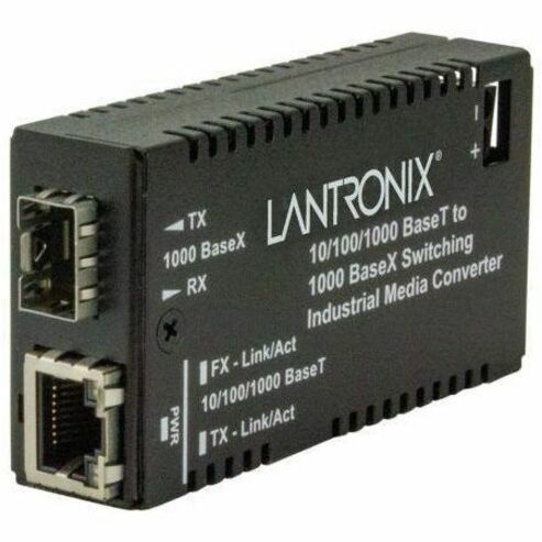 Hardened Mini Powered Device Gigabit Ethernet Media Converter 10/100/1000Base-T to 1000Base-X