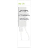 Moshi - Enjoy a fast and stable wired connection with this USB 3.0 to Gigabit Ethernet Adapter