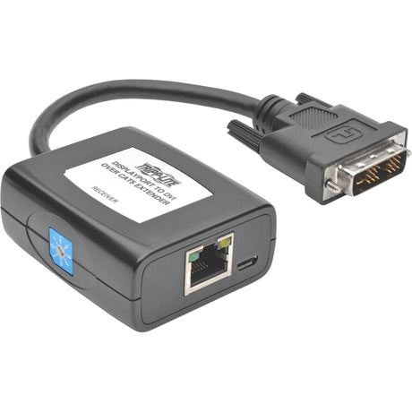 Eaton Tripp Lite Series DisplayPort to DVI over Cat5/6 Active Extender Kit, Pigtail Transmitter/Receiver for Video/Audio, 125 ft. (38 m), TAA