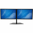 StarTech.com Dual Monitor Stand, Horizontal, For up to 24" (17.6lb/8kg) VESA Monitors, Black, Adjustable Monitor Stand, Steel & Aluminum
