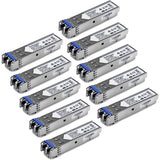 StarTech.com Cisco GLC-LH-SMD Compatible SFP Module 10 Pack - 1000BASE-LX/LH 1GbE Gigabit Ethernet Single Mode Fiber SMF Optic Transceiver