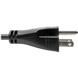 Eaton Tripp Lite Series Hospital-Grade Power Cord, NEMA 5-15P to C13 - Green Dot, 10A, 125V, 18 AWG, 15 ft. (4.57 m), Black