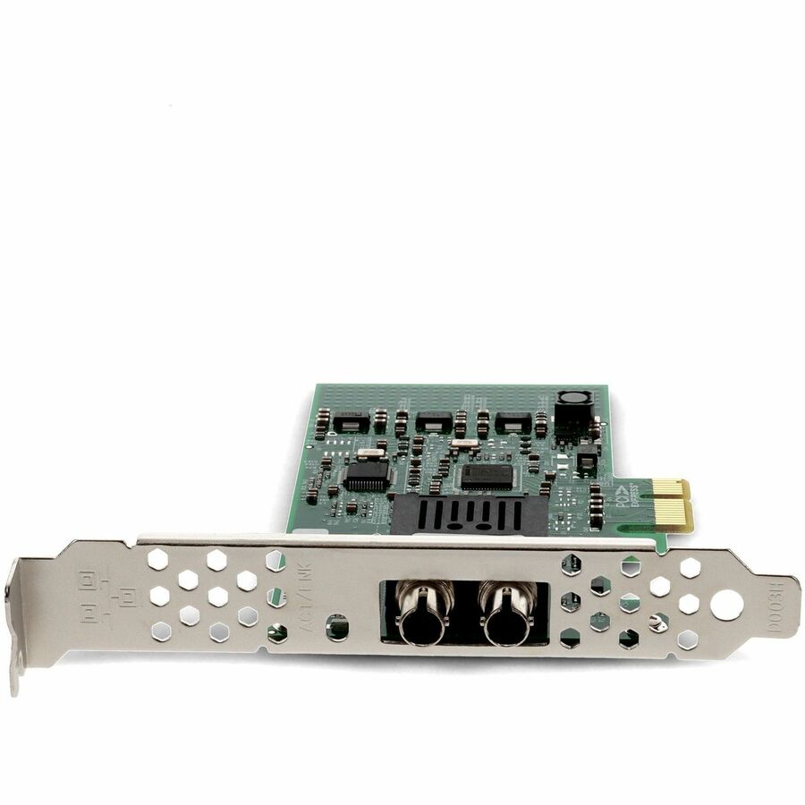 AddOn 100Mbs Single Open ST Port 2km MMF PCIe x1 Network Interface Card