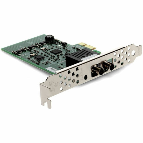 AddOn 100Mbs Single Open ST Port 2km MMF PCIe x1 Network Interface Card