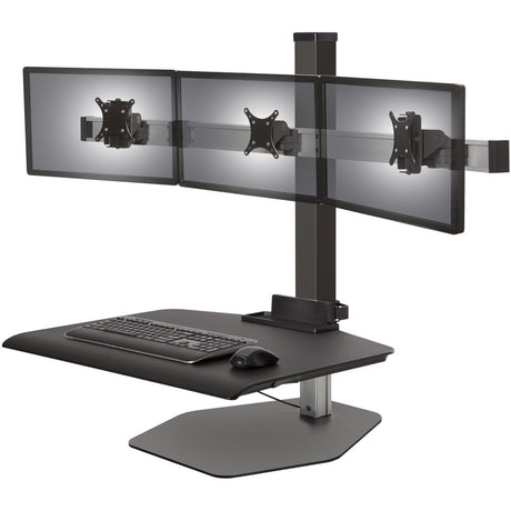 Innovative Winston Workstation Triple Freestanding Sit-Stand