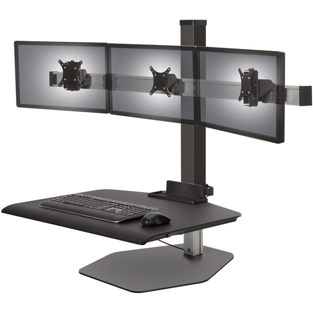 Innovative Winston Workstation Triple Freestanding Sit-Stand