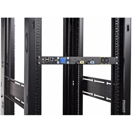 Eaton Metered Input rack PDU, 1U, L6-30P input, 5.76 kW max, 200-240V, 24A, 10 ft cord, Single-phase, Outlets: (8) C13 Outlet grip, (4) C19 Outlet grip