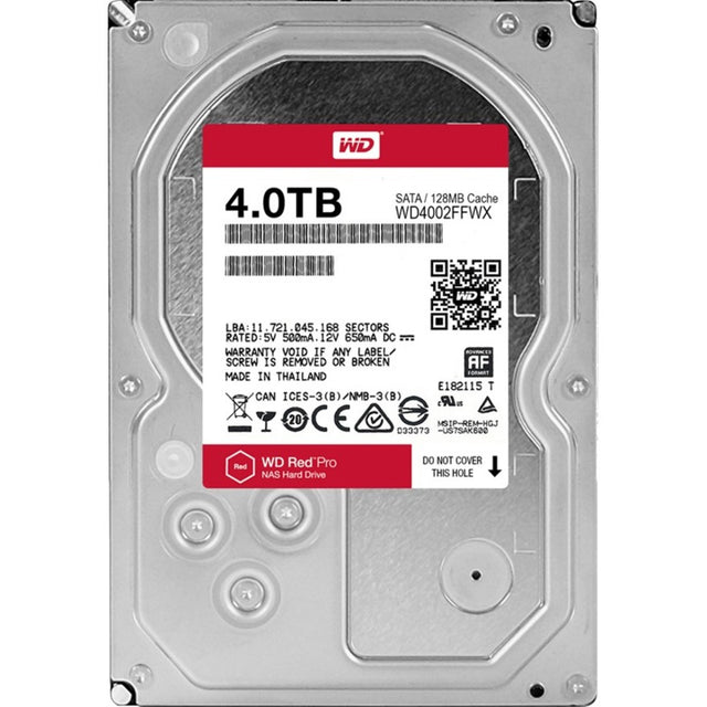 WD Red Pro 4TB NAS hard drive