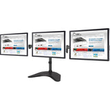 SIIG Articulated Freestanding Triple Monitor Desk Stand - 13"-27"