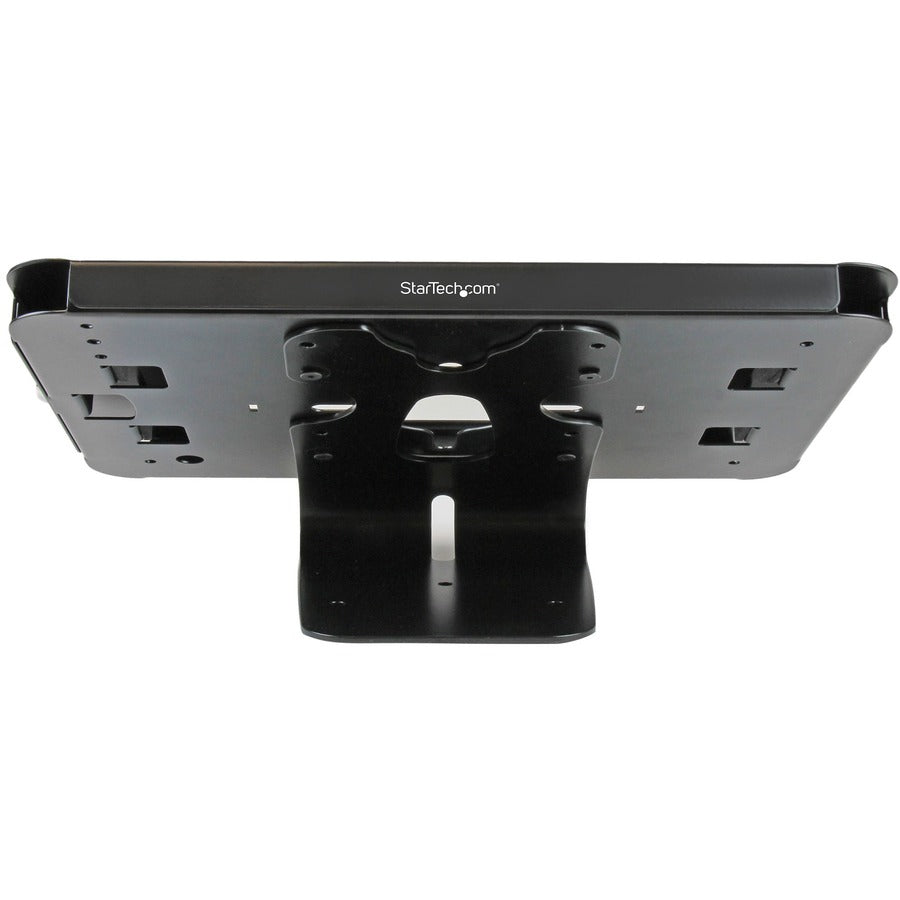 StarTech.com Secure Tablet Stand - Security lock protects your tablet from theft and tampering - Easy to mount to a desk / table / wall or directly to a VESA compatible monitor mount - Supports iPad and other 9.7" tablets - Steel Construction - Thread the