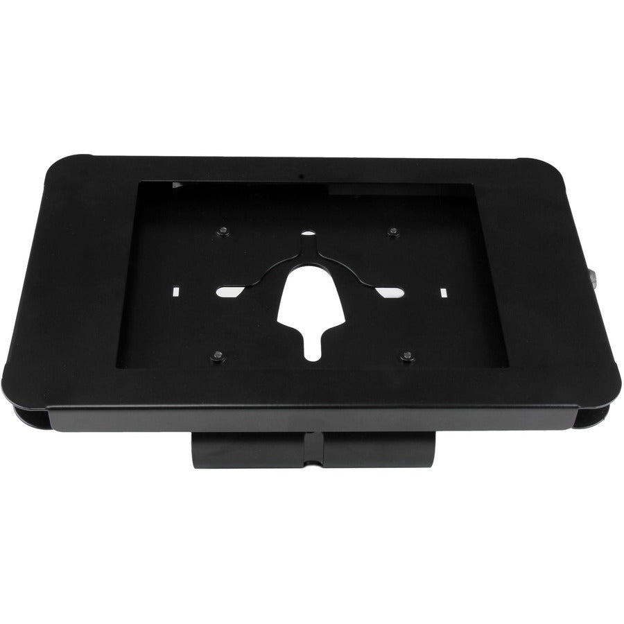 StarTech.com Secure Tablet Stand - Security lock protects your tablet from theft and tampering - Easy to mount to a desk / table / wall or directly to a VESA compatible monitor mount - Supports iPad and other 9.7" tablets - Steel Construction - Thread the