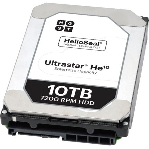 HGST Ultrastar He10 HUH721010AL4204 10 TB Hard Drive - 3.5" Internal - SAS (12Gb/s SAS)